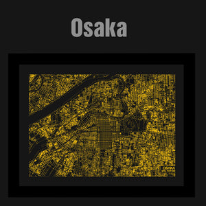 NITELANDING Orlando / Osaka Map - Lighting Decoration Art - ZERO DEGREE