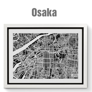 NITELANDING Orlando / Osaka Map - Lighting Decoration Art - ZERO DEGREE