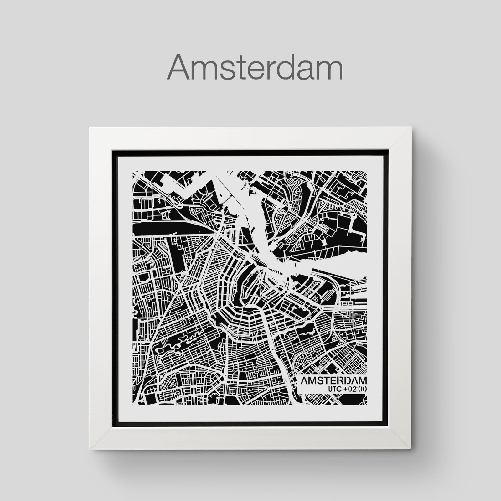 NITELANDING Amsterdam Map- Lighting Decoration Art - ZERO DEGREE