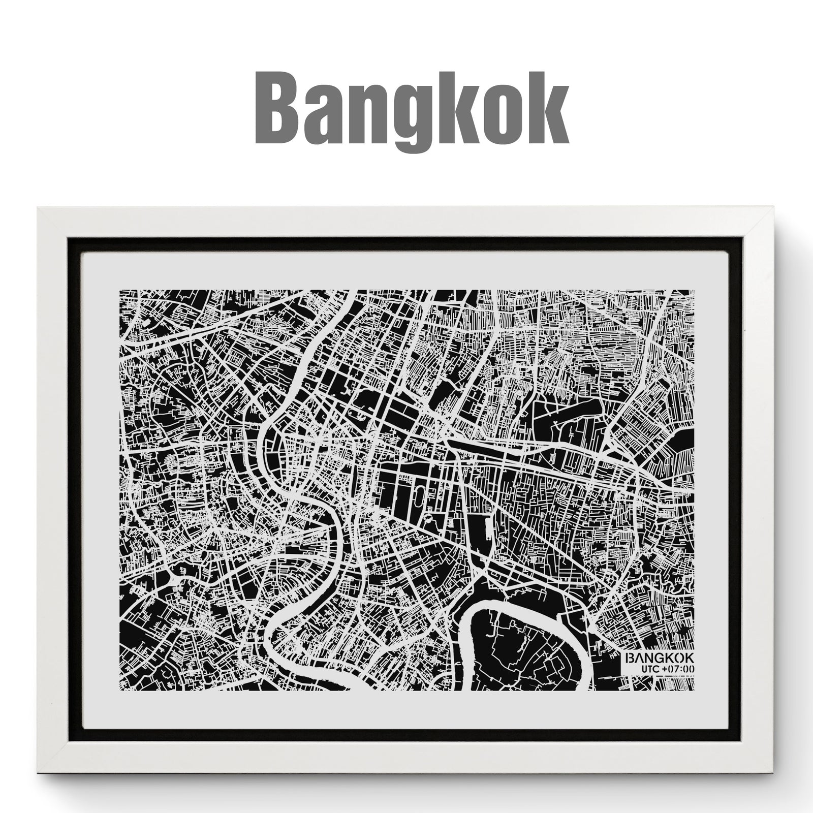 NITELANDING Bangkok Map - Lighting Decoration Art - ZERO DEGREE