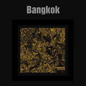 NITELANDING Bangkok Map - Lighting Decoration Art - ZERO DEGREE