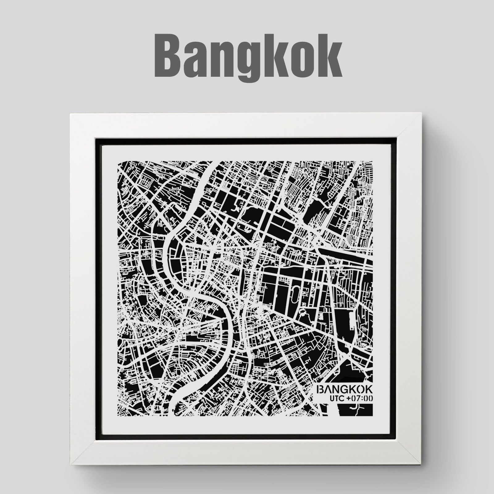 NITELANDING Bangkok Map - Lighting Decoration Art - ZERO DEGREE
