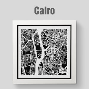 NITELANDING Cairo Map - Lighting Decoration Art - ZERO DEGREE