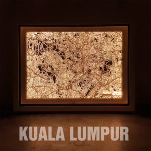 NITELANDING Kuala Lumpur Map - Lighting Decoration Art - ZERO DEGREE