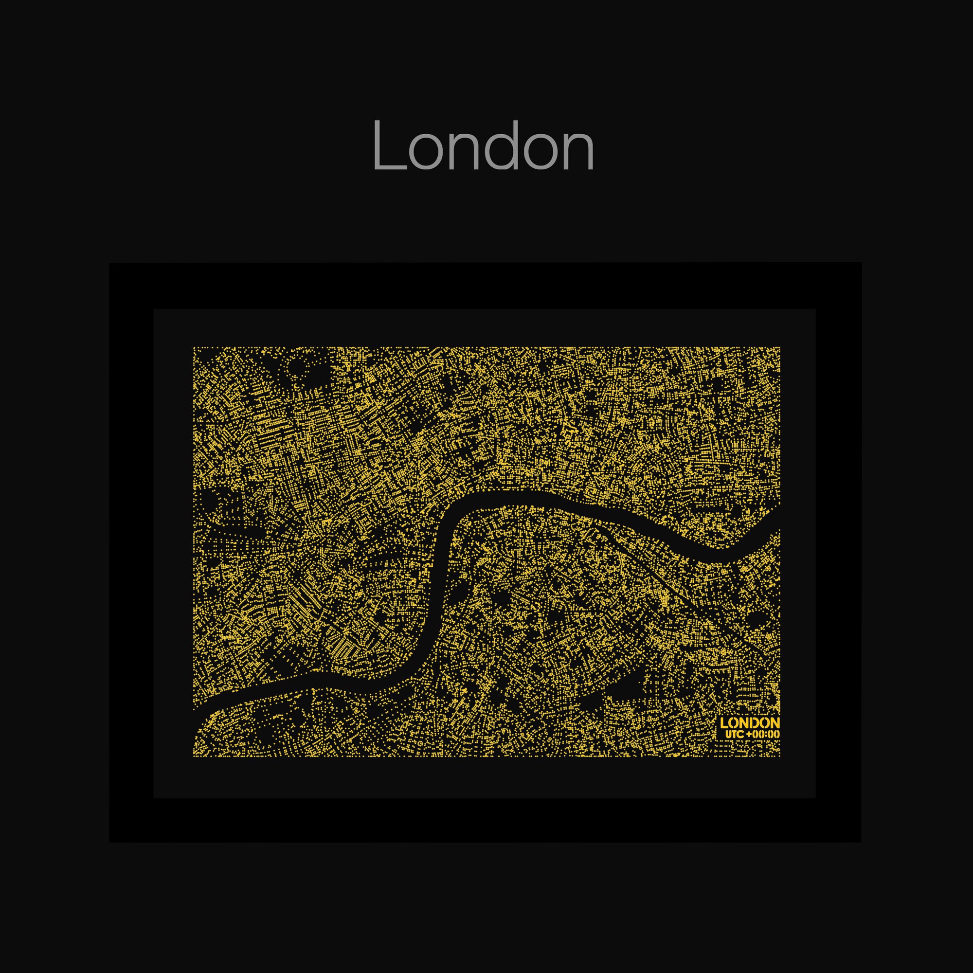 NITELANDING London Map - Lighting Decoration Art - ZERO DEGREE