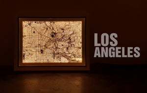 NITELANDING Los Angeles Map - Lighting Decoration Art - ZERO DEGREE