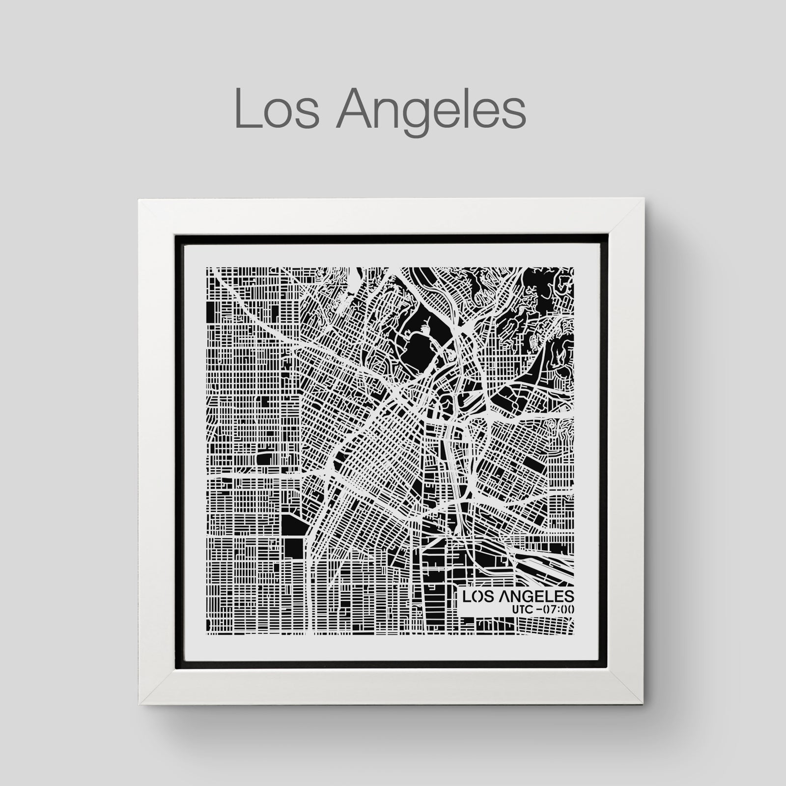 NITELANDING Los Angeles Map - Lighting Decoration Art - ZERO DEGREE