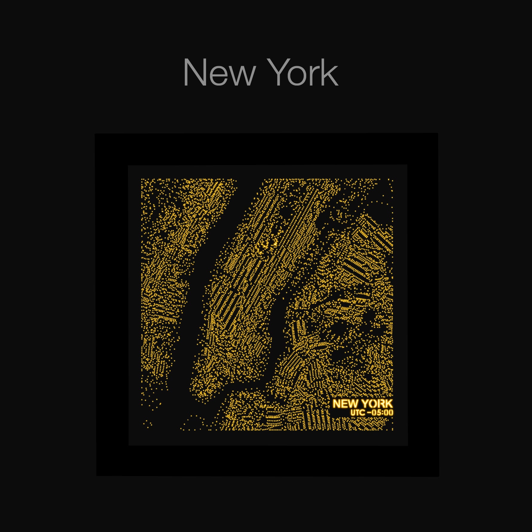 NITELANDING New York Map - Lighting Decoration Art - ZERO DEGREE