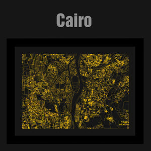 NITELANDING Cairo Map - Lighting Decoration Art - ZERO DEGREE