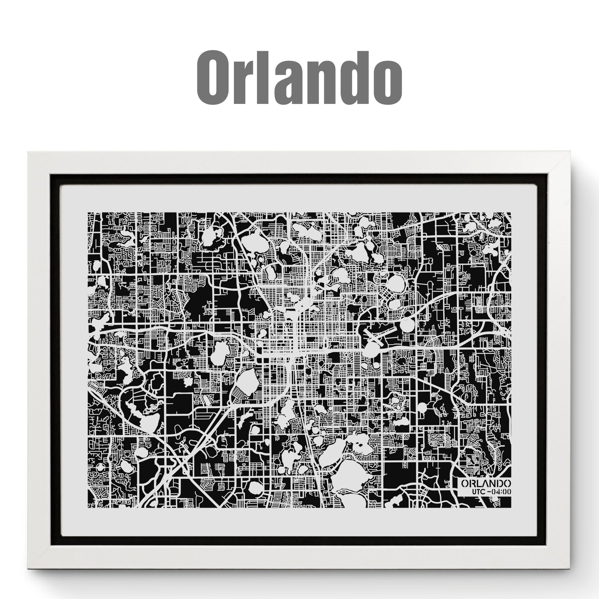 NITELANDING Orlando Map - Lighting Decoration Art - ZERO DEGREE