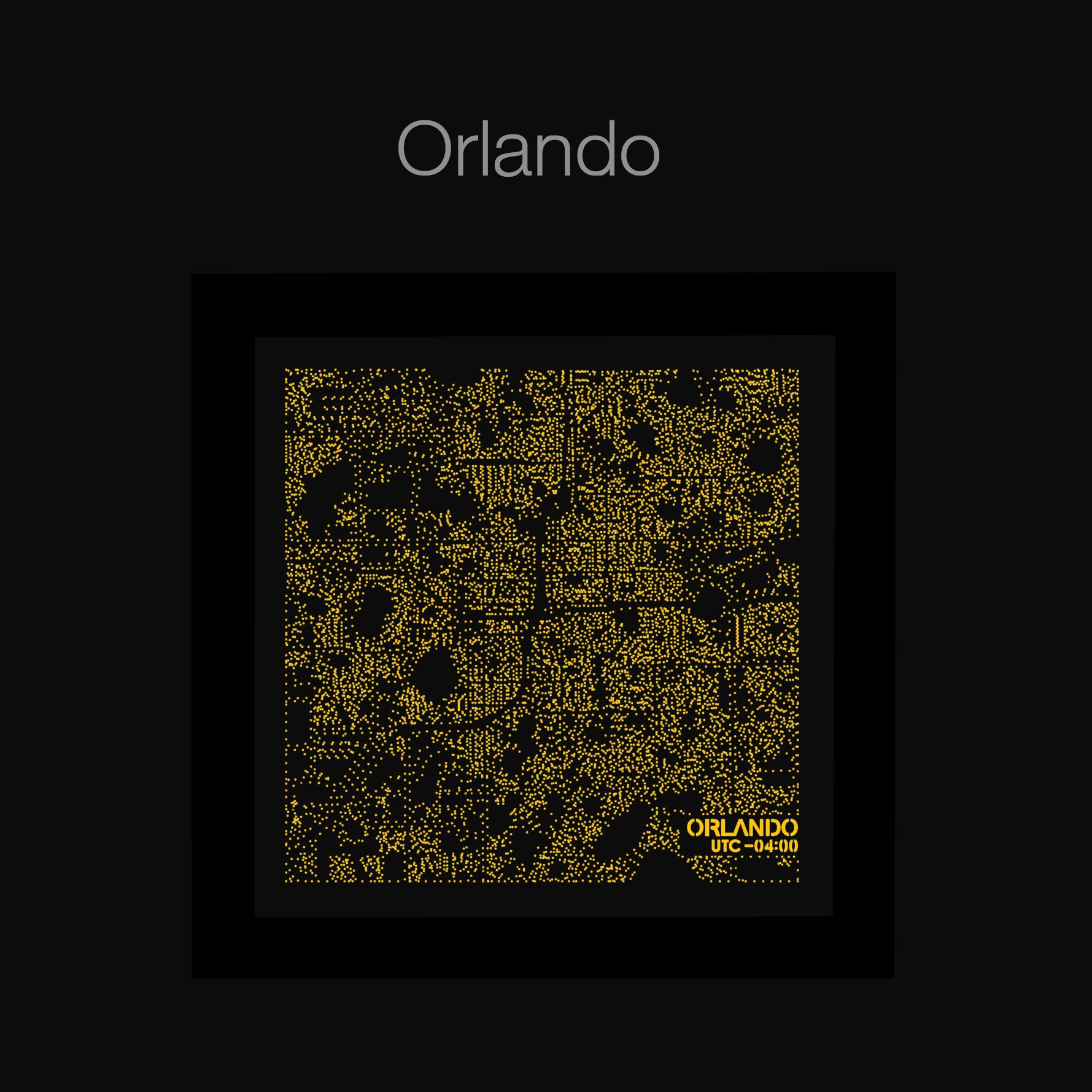 NITELANDING Orlando Map - Lighting Decoration Art - ZERO DEGREE