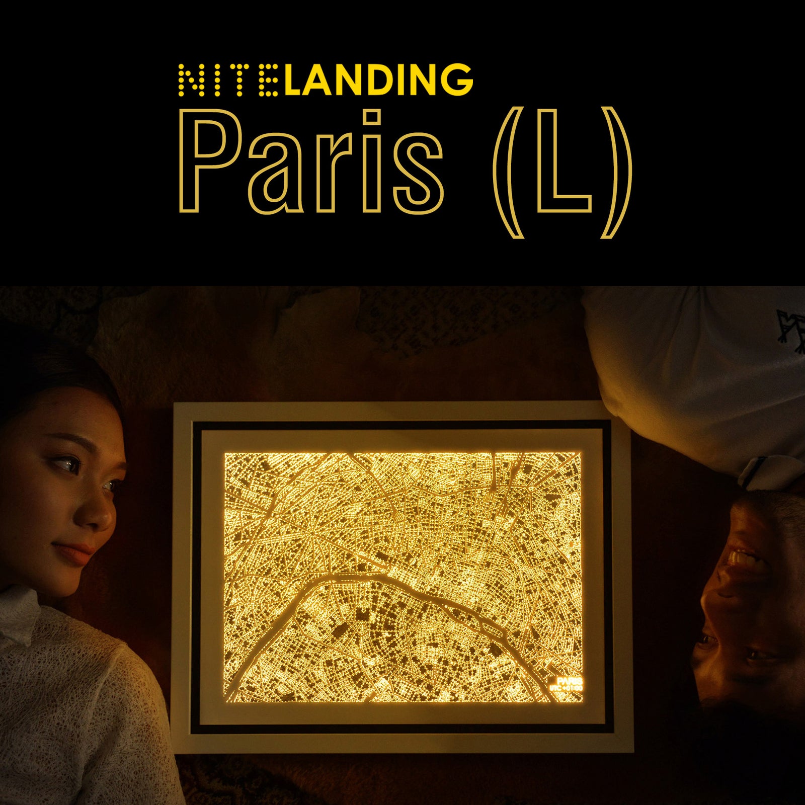 NITELANDING Paris Map - Lighting Decoration Art - ZERO DEGREE