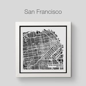 NITELANDING San Francisco Map - Lighting Decoration Art - ZERO DEGREE