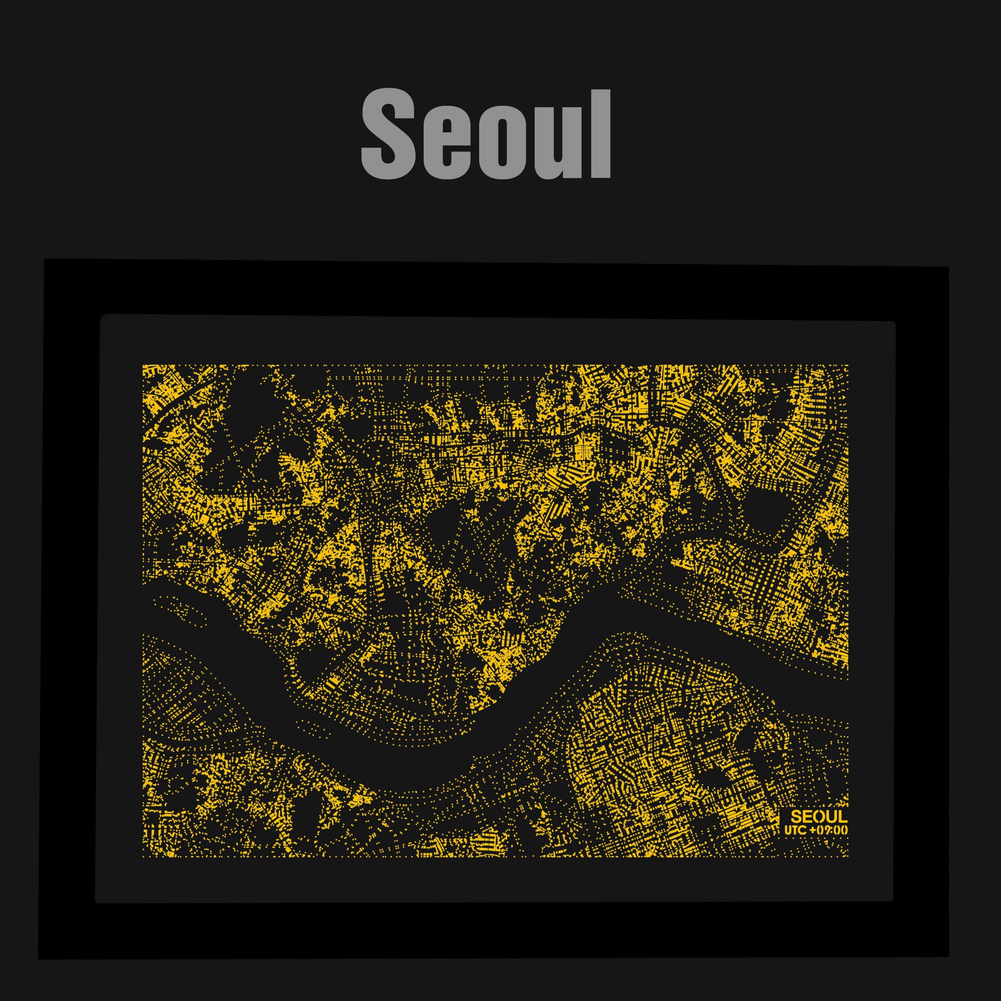 NITELANDING Seoul Map - Lighting Decoration Art - ZERO DEGREE