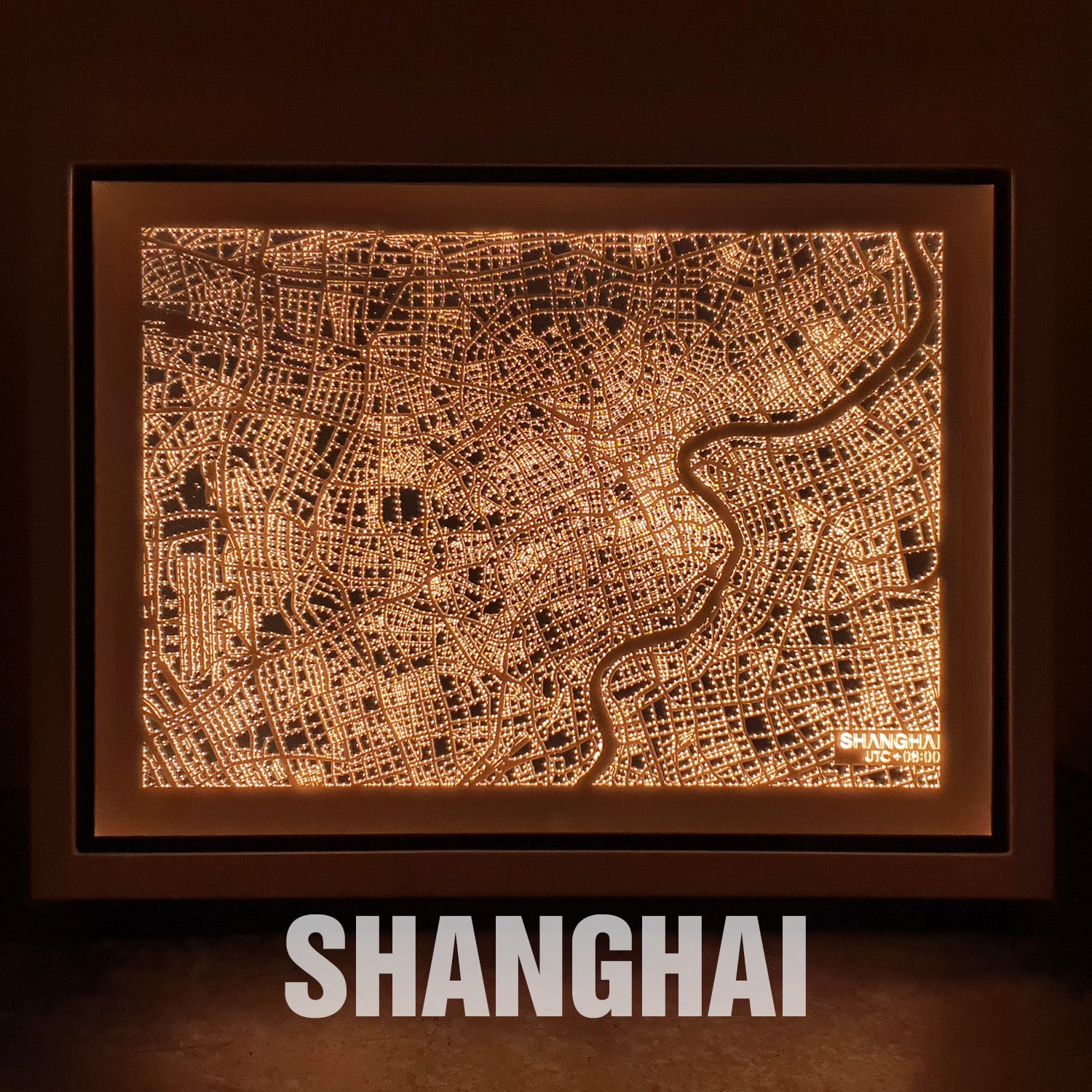 NITELANDING Shanghai Map - Lighting Decoration Art - ZERO DEGREE