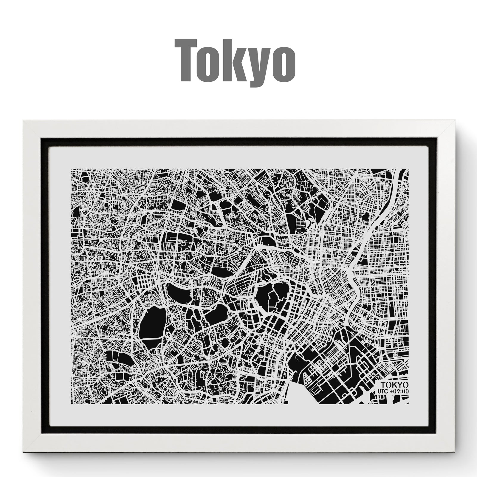 NITELANDING Tokyo Map - Lighting Decoration Art - ZERO DEGREE