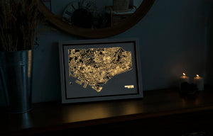 NITELANDING Singapore Map - Lighting Decoration Art - ZERO DEGREE